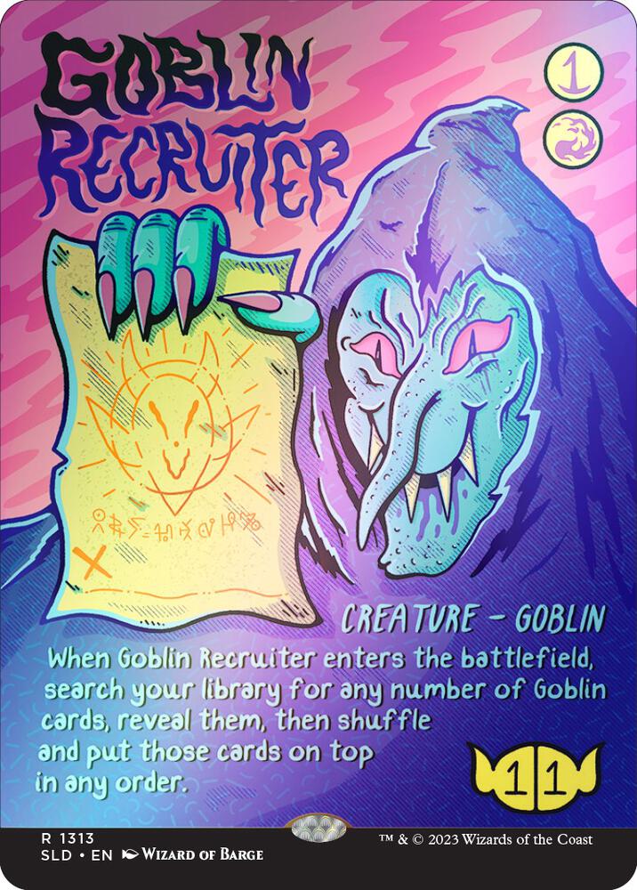 Goblin Recruiter (Rainbow Foil) | Secret Lair Drop Series #1313