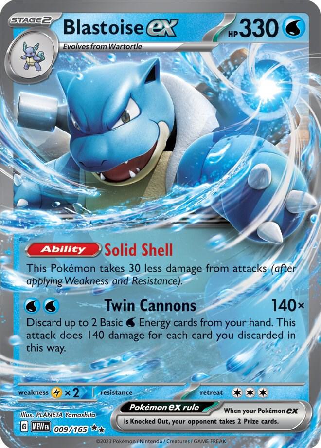 Blastoise ex - 009/165 | SV: Scarlet & Violet 151 #009/165