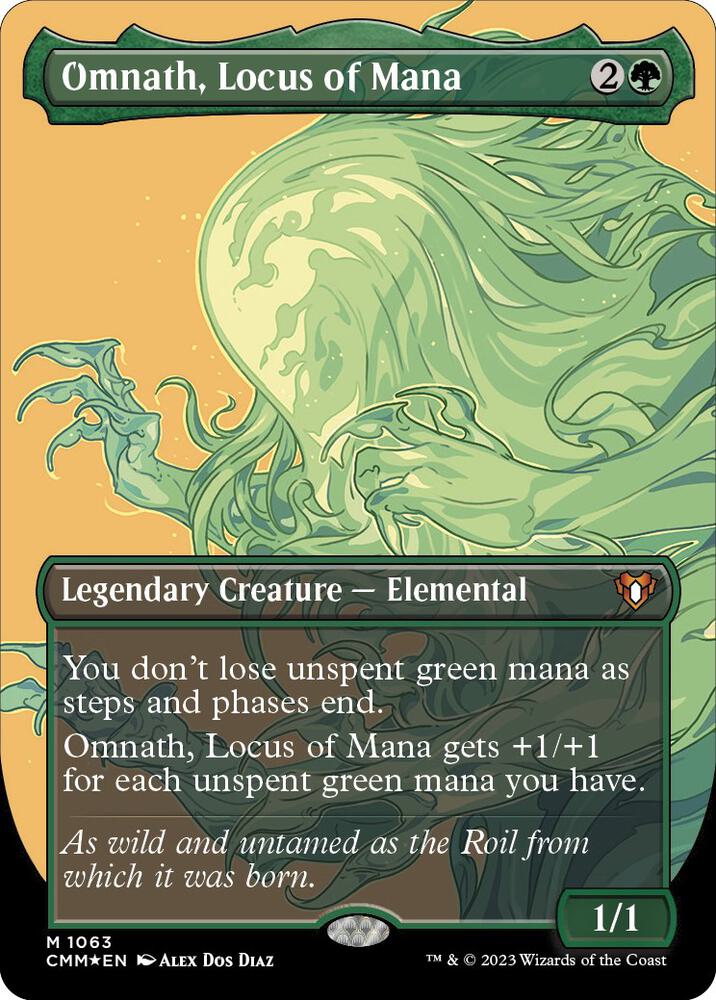 Omnath, Locus of Mana (Textured Foil) | Commander Masters #1063