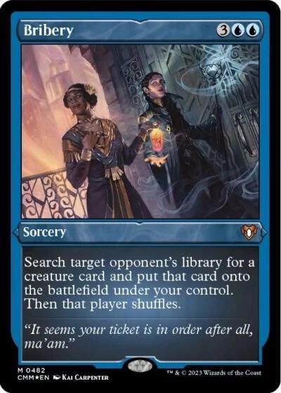 Bribery (Foil Etched) | Commander Masters #482