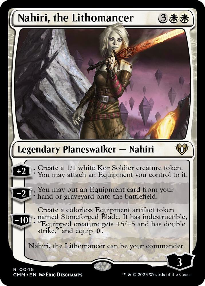 Nahiri, the Lithomancer | Commander Masters #45