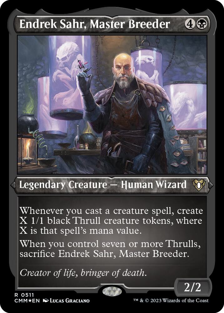 Endrek Sahr, Master Breeder (Foil Etched) | Commander Masters #511