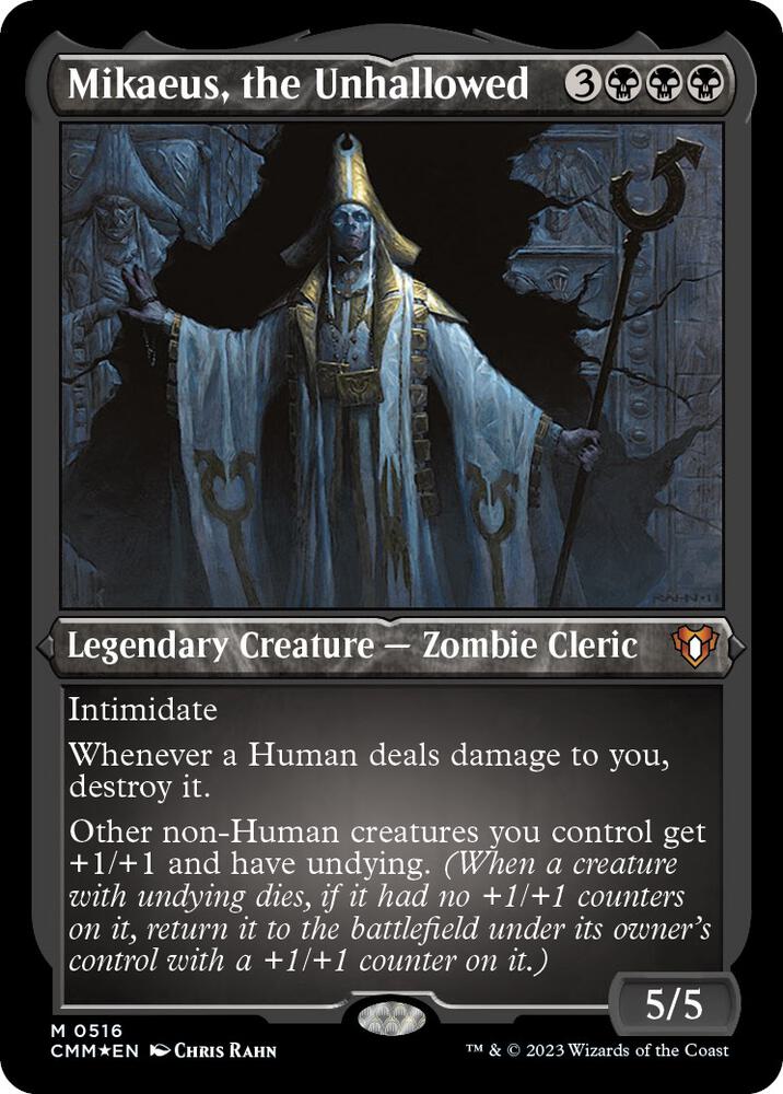 Mikaeus, the Unhallowed (Foil Etched) | Commander Masters #516