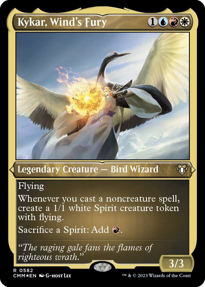 Kykar, Wind's Fury (Foil Etched) | Commander Masters #582