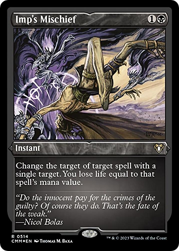 Imp's Mischief (Foil Etched) | Commander Masters #514