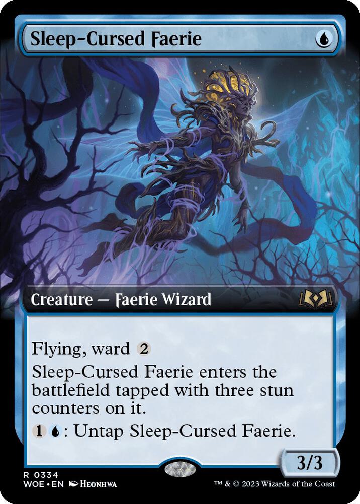 Sleep-Cursed Faerie (Extended Art) | Wilds of Eldraine #334