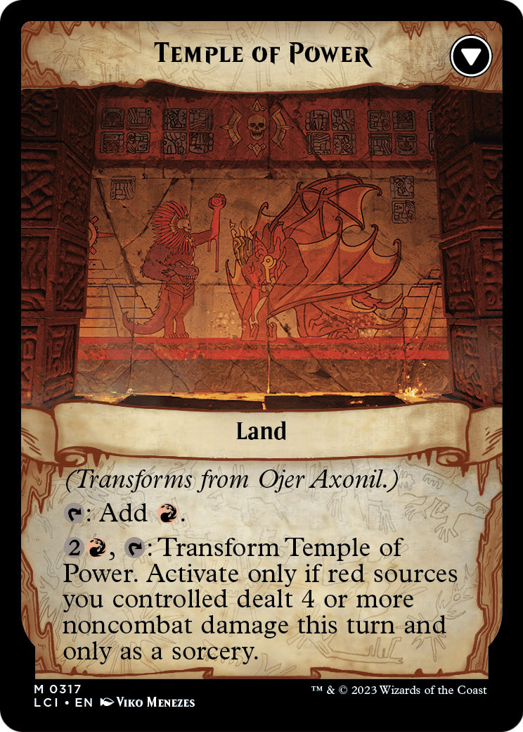 Ojer Axonil, Deepest Might // Temple of Power | The Lost Caverns of Ixalan #317