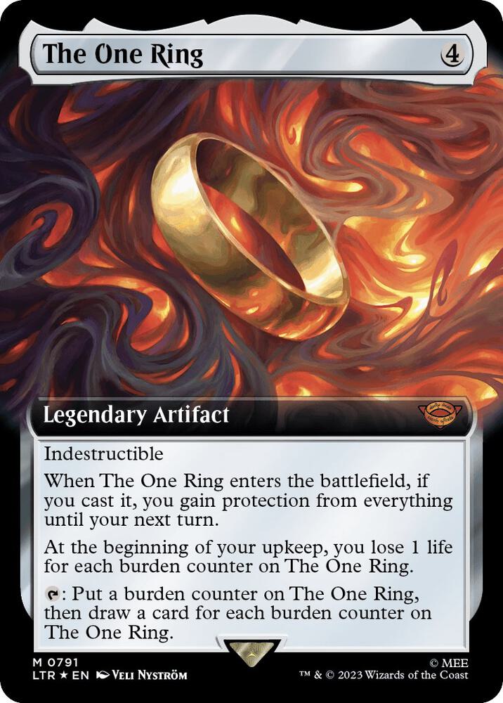 The One Ring (Extended Art) (Surge Foil) | Universes Beyond: The Lord of the Rings: Tales of Middle-earth #791