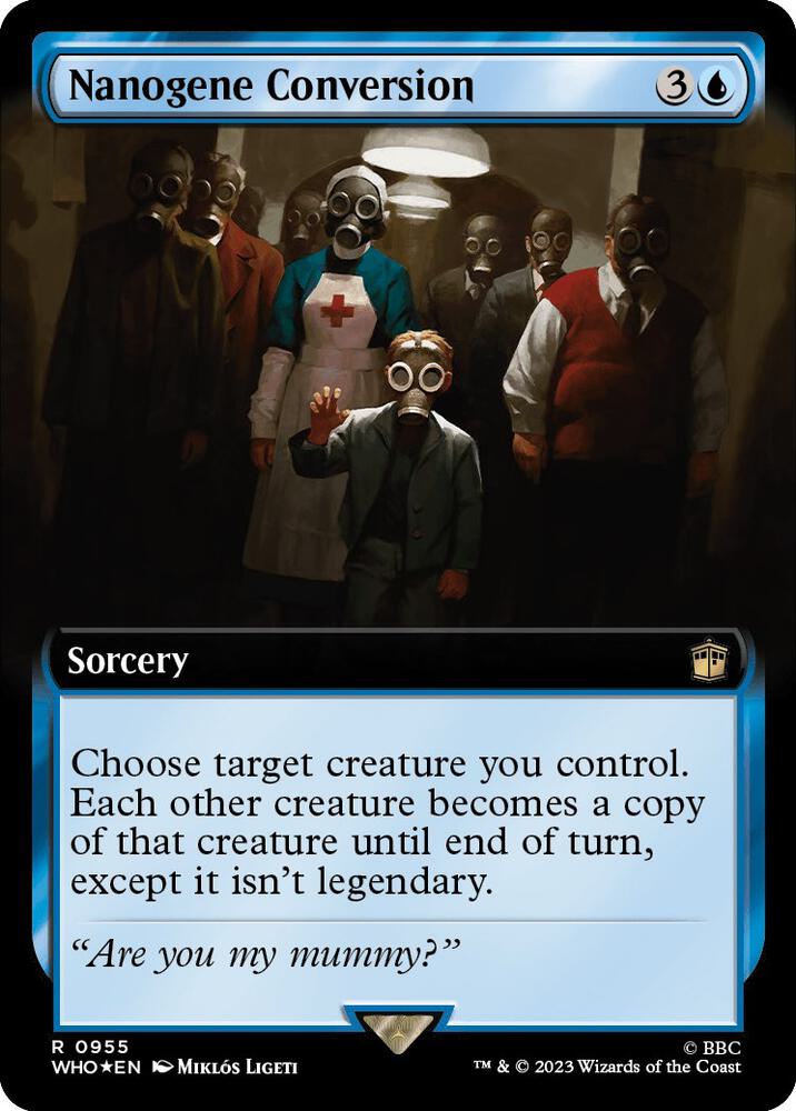 Nanogene Conversion (Extended Art) (Surge Foil) | Universes Beyond: Doctor Who #955