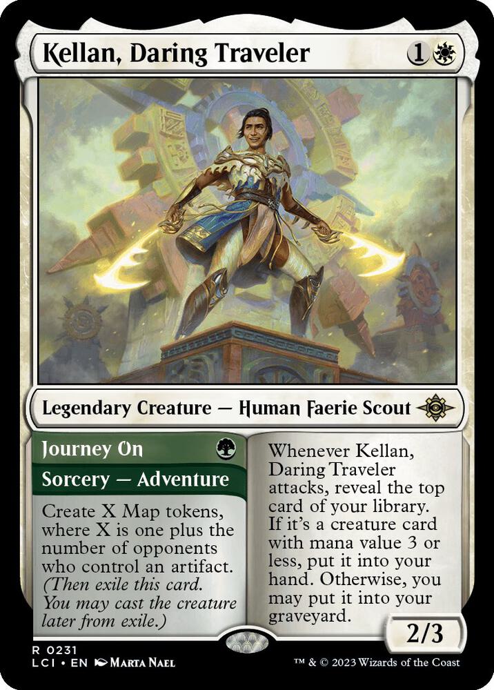 Kellan, Daring Traveler // Journey On | The Lost Caverns of Ixalan #231