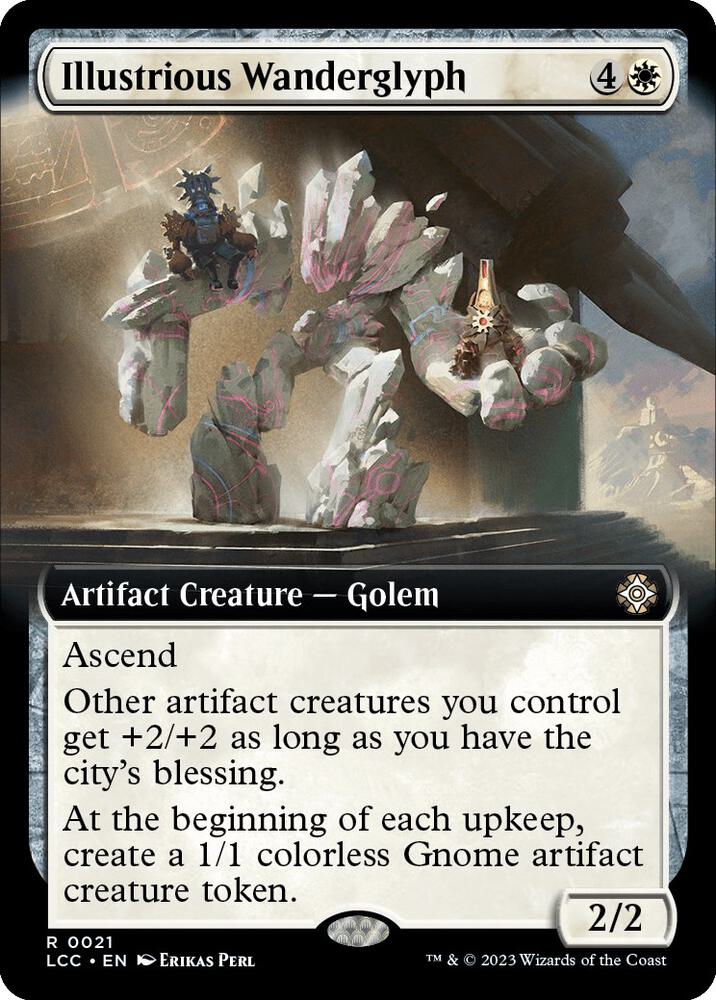 Illustrious Wanderglyph (Extended Art) | Commander: The Lost Caverns of Ixalan #21