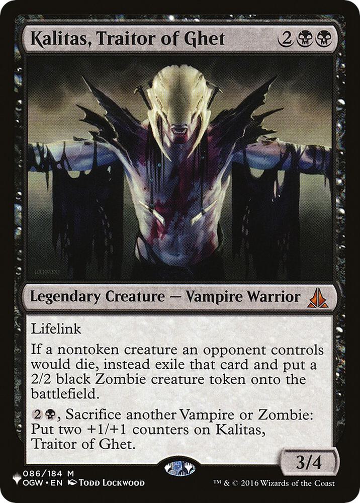 Kalitas, Traitor of Ghet | The List Reprints #086/184