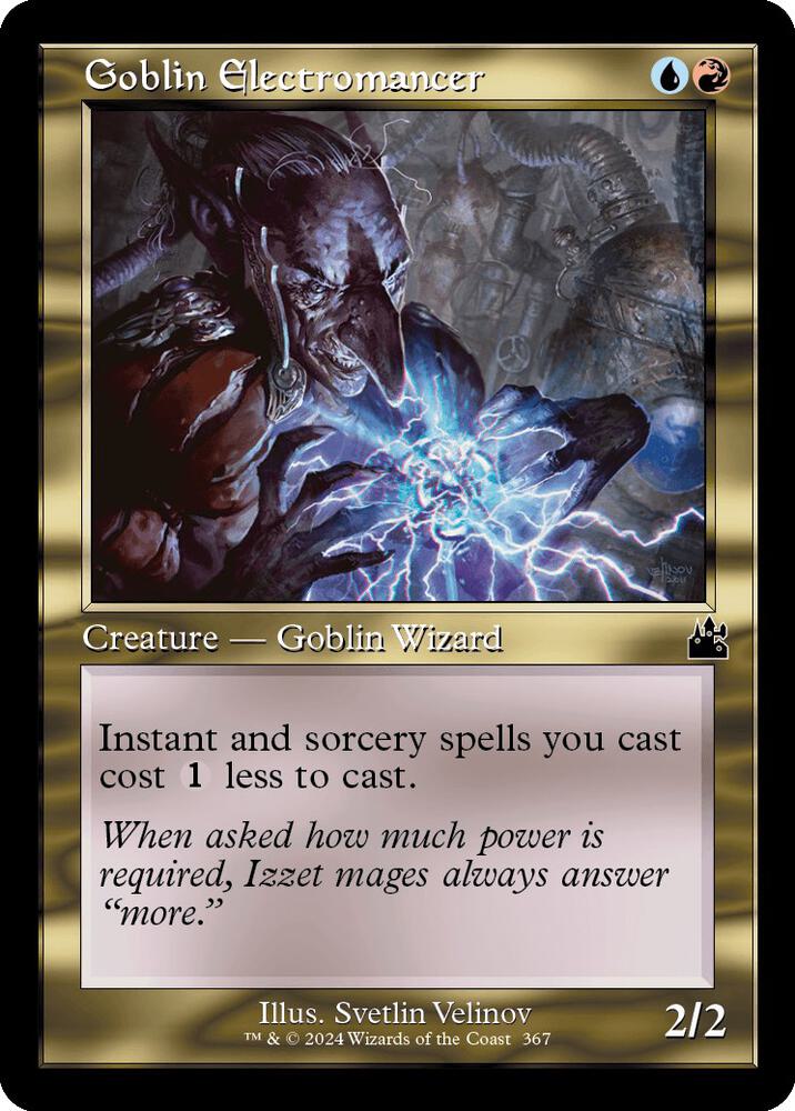 Goblin Electromancer (Retro Frame) | Ravnica Remastered #367
