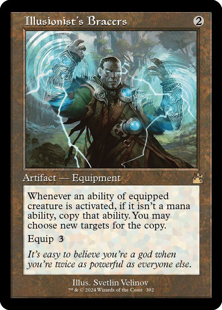 Illusionist's Bracers (Retro Frame) | Ravnica Remastered #392
