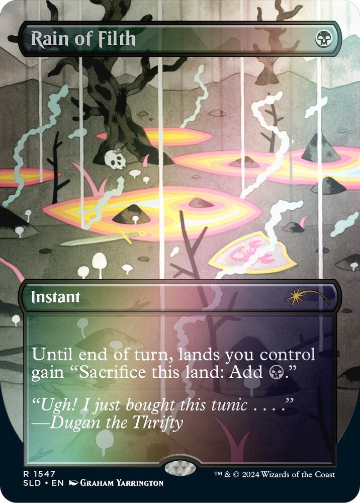Rain of Filth (Rainbow Foil) | Secret Lair Drop Series #1547