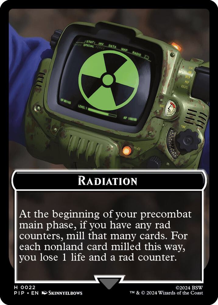 Radiation // Squirrel Double-Sided Token | Universes Beyond: Fallout #22 // 9