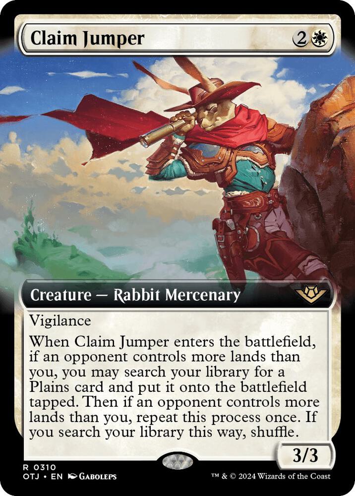 Claim Jumper (Extended Art) | Outlaws of Thunder Junction #310