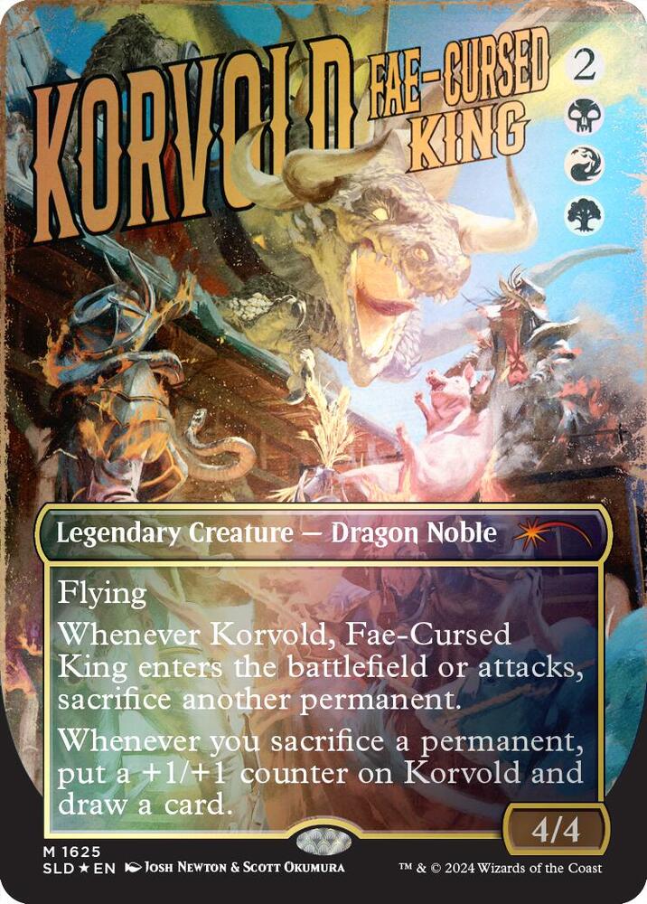 Korvold, Fae-Cursed King (1625) (Rainbow Foil) | Secret Lair Drop Series #1625
