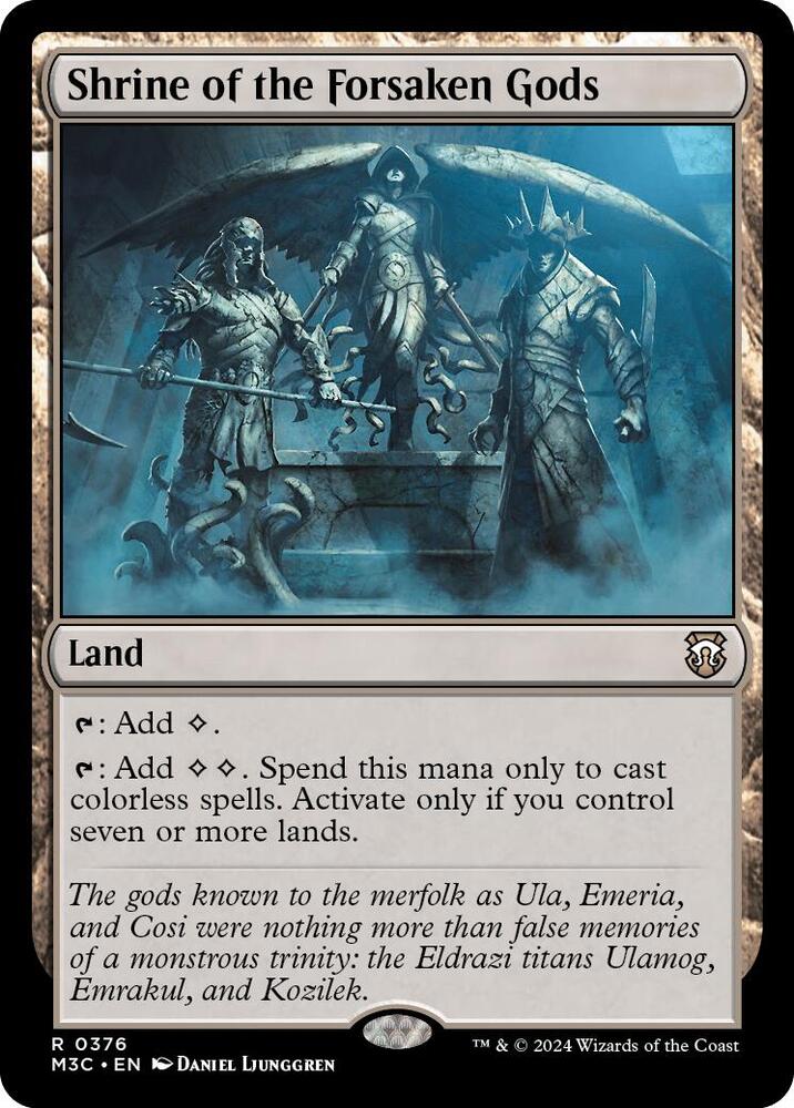 Shrine of the Forsaken Gods | Commander: Modern Horizons 3 #376