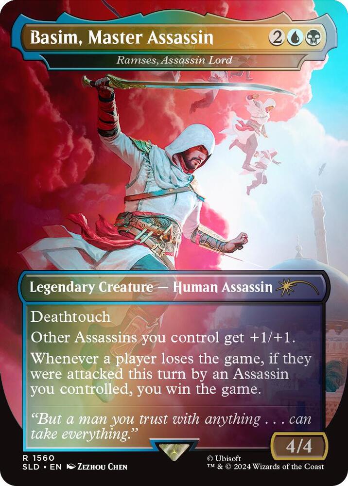 Basim, Master Assassin - Ramses, Assassin Lord (Rainbow Foil) | Secret Lair Drop Series #1560