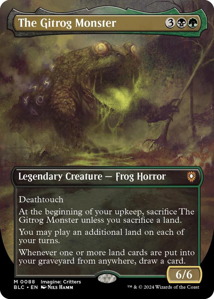The Gitrog Monster (Borderless) | Commander: Bloomburrow #88