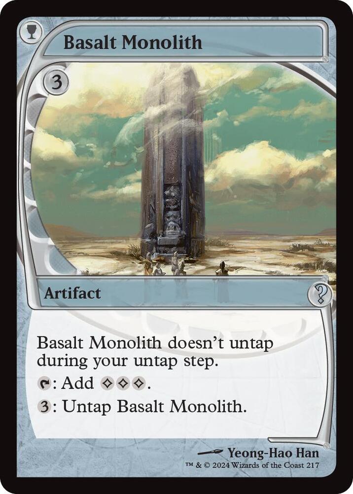 Basalt Monolith (Future Sight) | Mystery Booster 2 #217