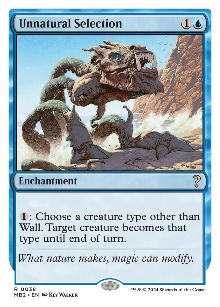 Unnatural Selection (White Border) | Mystery Booster 2 #38