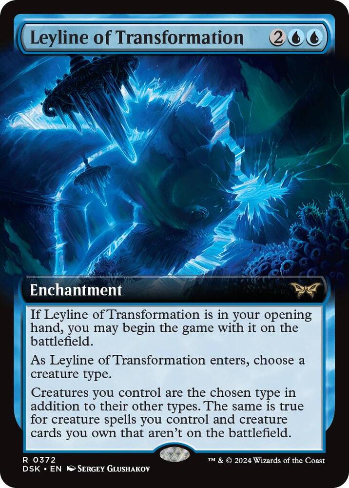 Leyline of Transformation (Extended Art) | Duskmourn: House of Horror #372