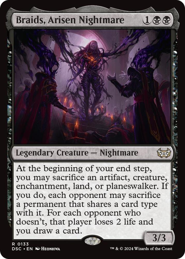 Braids, Arisen Nightmare | Commander: Duskmourn: House of Horror #133