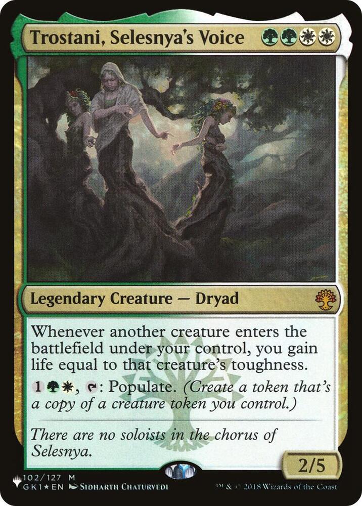 Trostani, Selesnya's Voice | The List Reprints #102/127