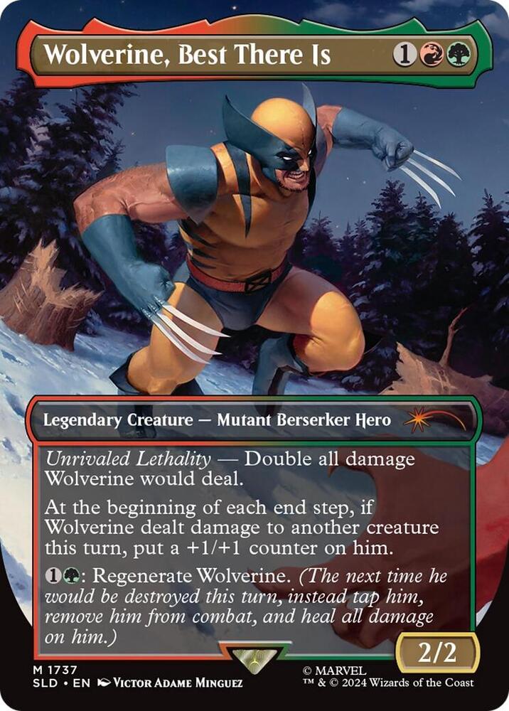Wolverine, Best There Is (Rainbow Foil) | Secret Lair Drop Series #1737