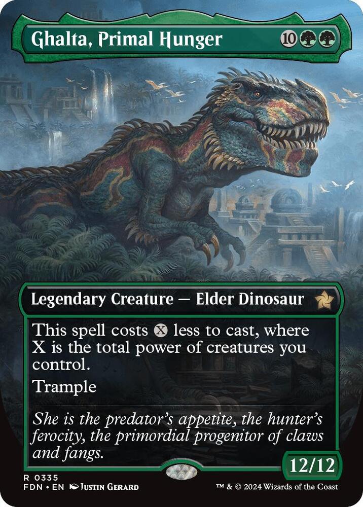 Ghalta, Primal Hunger (Borderless) | Foundations #335
