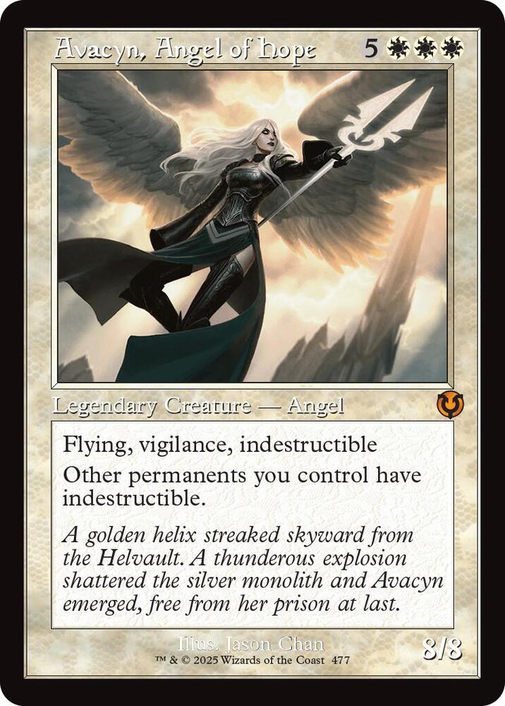 Avacyn, Angel of Hope (Retro Frame) | Innistrad Remastered #477