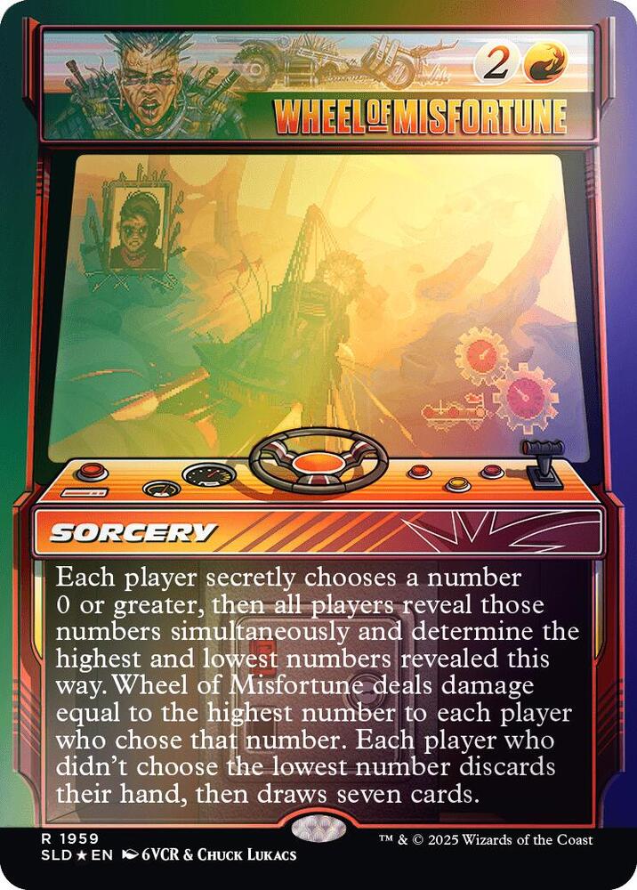 Wheel of Misfortune (1959) (Rainbow Foil) | Secret Lair Drop Series #1959