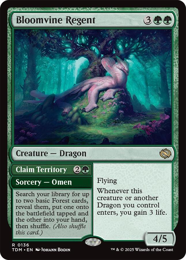 Bloomvine Regent // Claim Territory | Tarkir: Dragonstorm #136