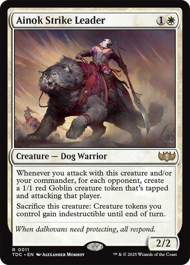 Ainok Strike Leader | Commander: Tarkir: Dragonstorm #11