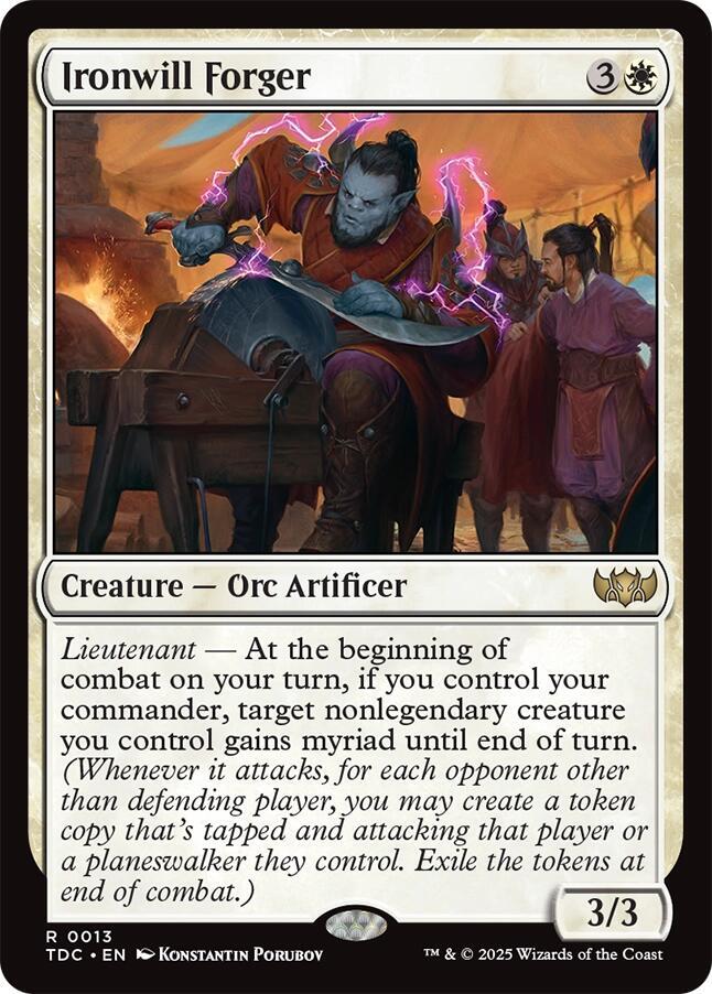 Ironwill Forger | Commander: Tarkir: Dragonstorm #13