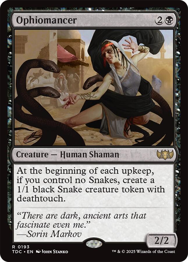 Ophiomancer | Commander: Tarkir: Dragonstorm #193