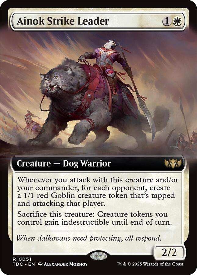 Ainok Strike Leader (Extended Art) | Commander: Tarkir: Dragonstorm #51