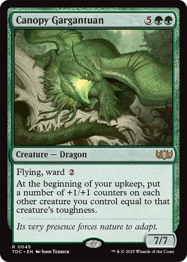 Canopy Gargantuan | Commander: Tarkir: Dragonstorm #45