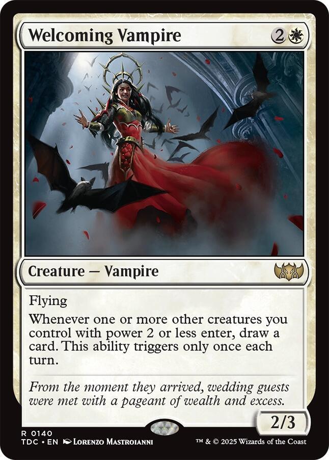 Welcoming Vampire | Commander: Tarkir: Dragonstorm #140