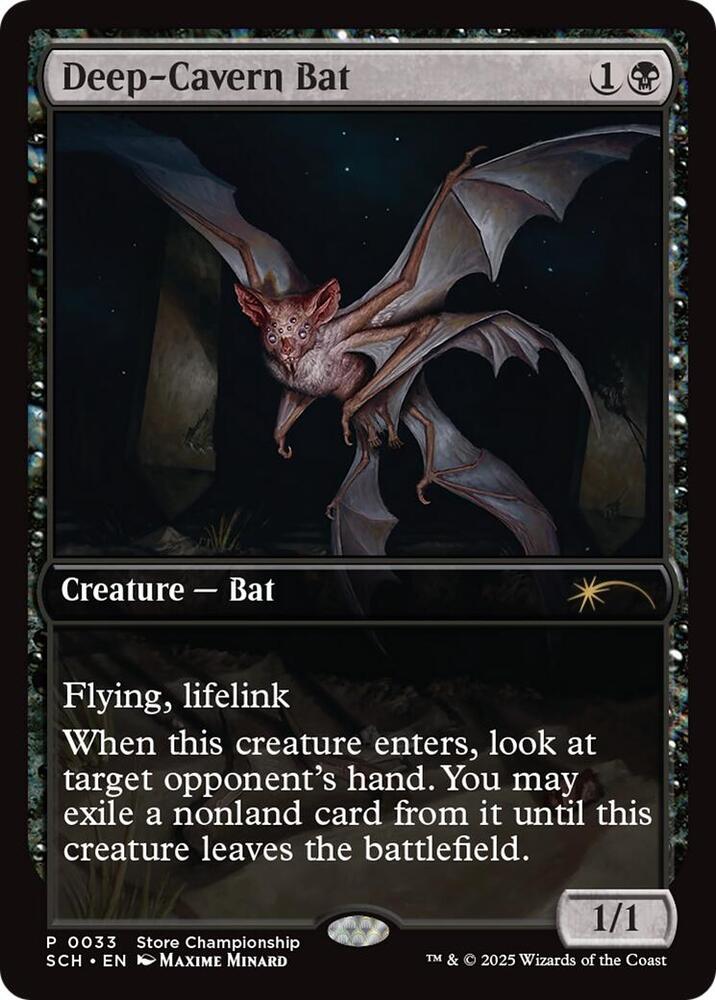 Deep-Cavern Bat | Game Day & Store Championship Promos #33