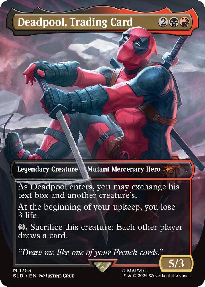 Deadpool, Trading Card (1753) | Secret Lair Drop Series #1753