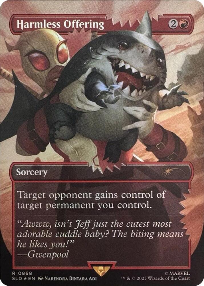 Harmless Offering (Rainbow Foil) | Secret Lair Drop Series #868