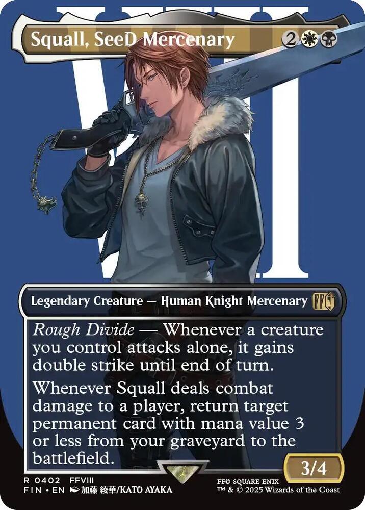Squall, SeeD Mercenary (Borderless) | FINAL FANTASY #402