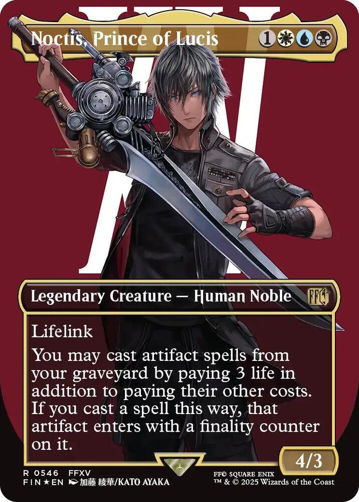 Noctis, Prince of Lucis (Borderless) (Surge Foil) | FINAL FANTASY #546