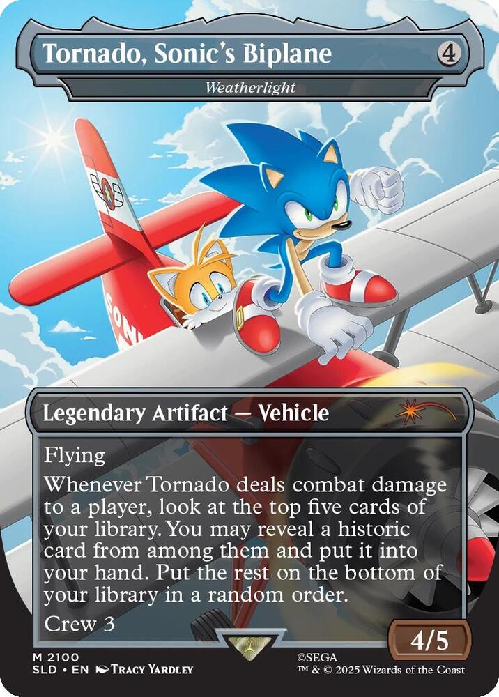 Tornado, Sonic's Biplane - Weatherlight | Secret Lair Drop Series #2100
