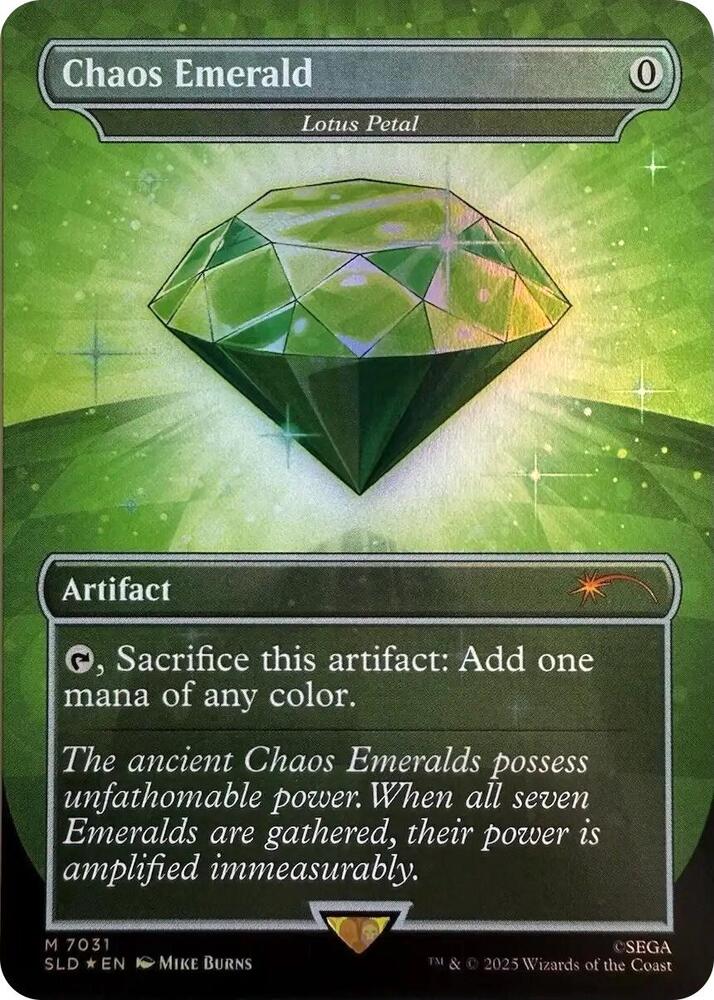 Chaos Emerald - Lotus Petal (7031) | Secret Lair Drop Series #7031