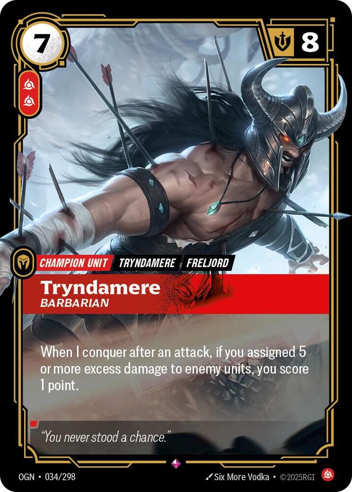 Tryndamere, Barbarian | Origins #034/298