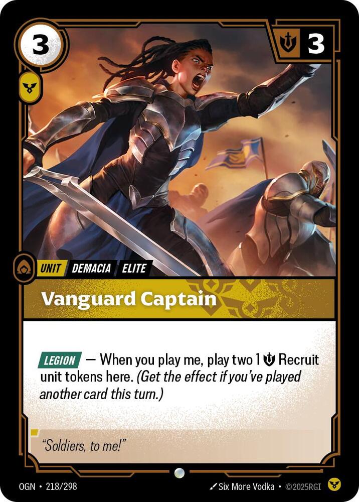 Vanguard Captain | Origins #218/298
